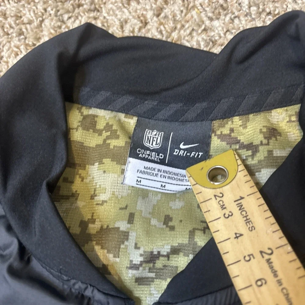 Nike NFL Dallas Cowboys Salute to Service Full Zip Bomber Jacket Men's M Camo